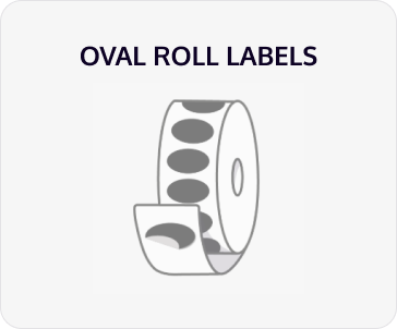 Oval Roll Labels
