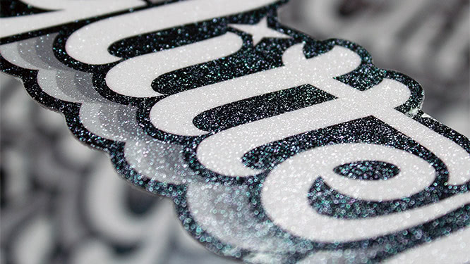 Glitter Stickers banner