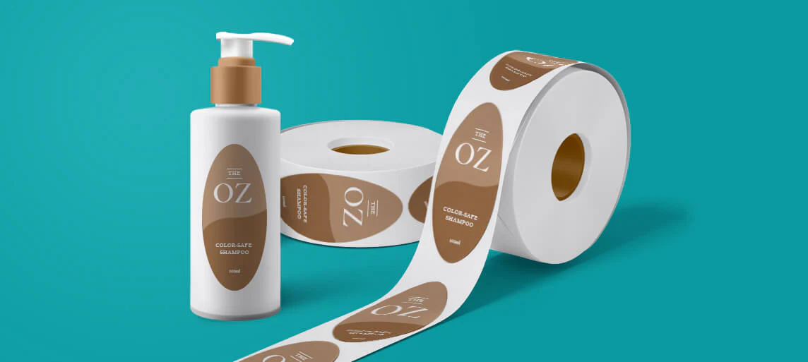 Oval Roll Labels banner
