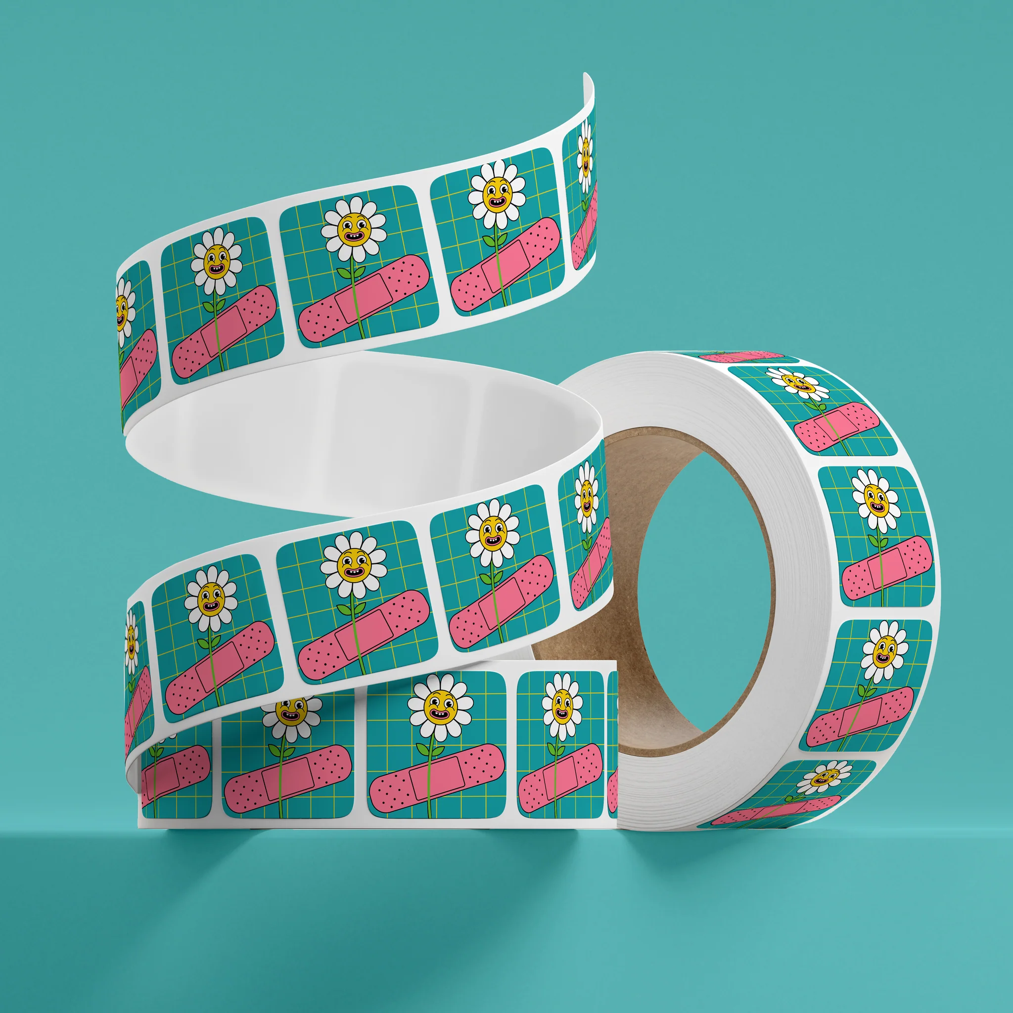 Square Roll Labels banner