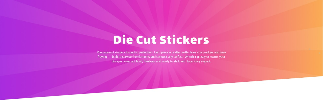 Kiss Cut Stickers banner