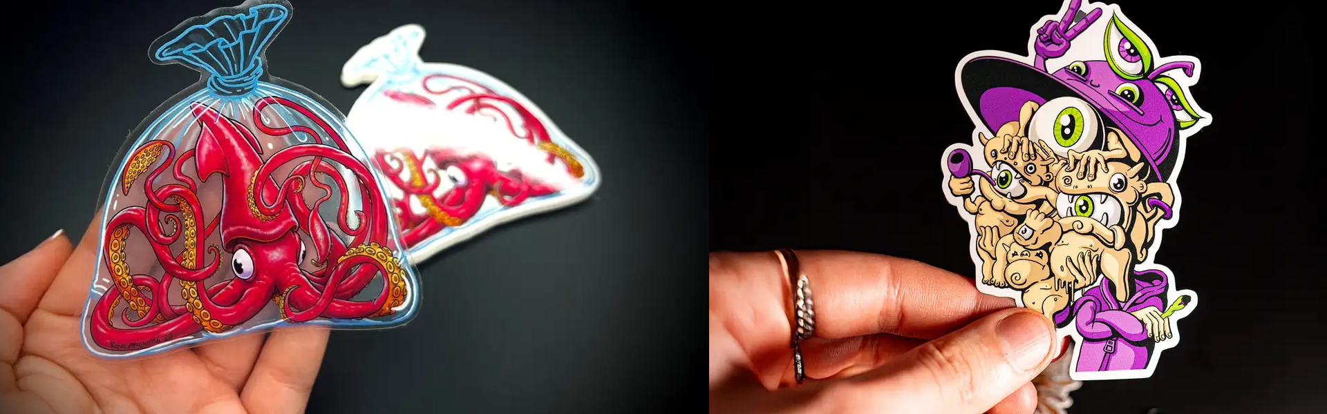 Die Cut Stickers banner