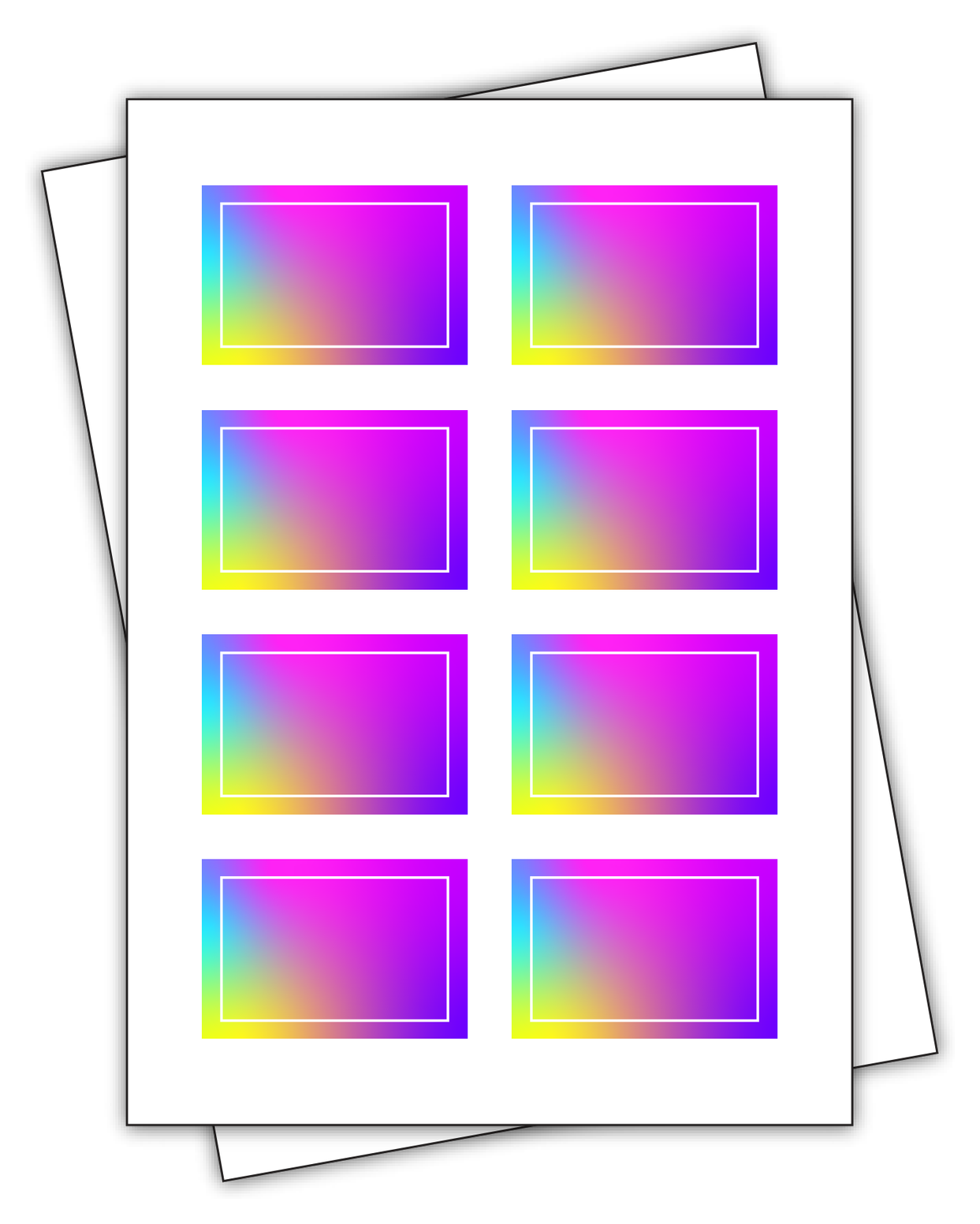 Rectangle Sheet Labels