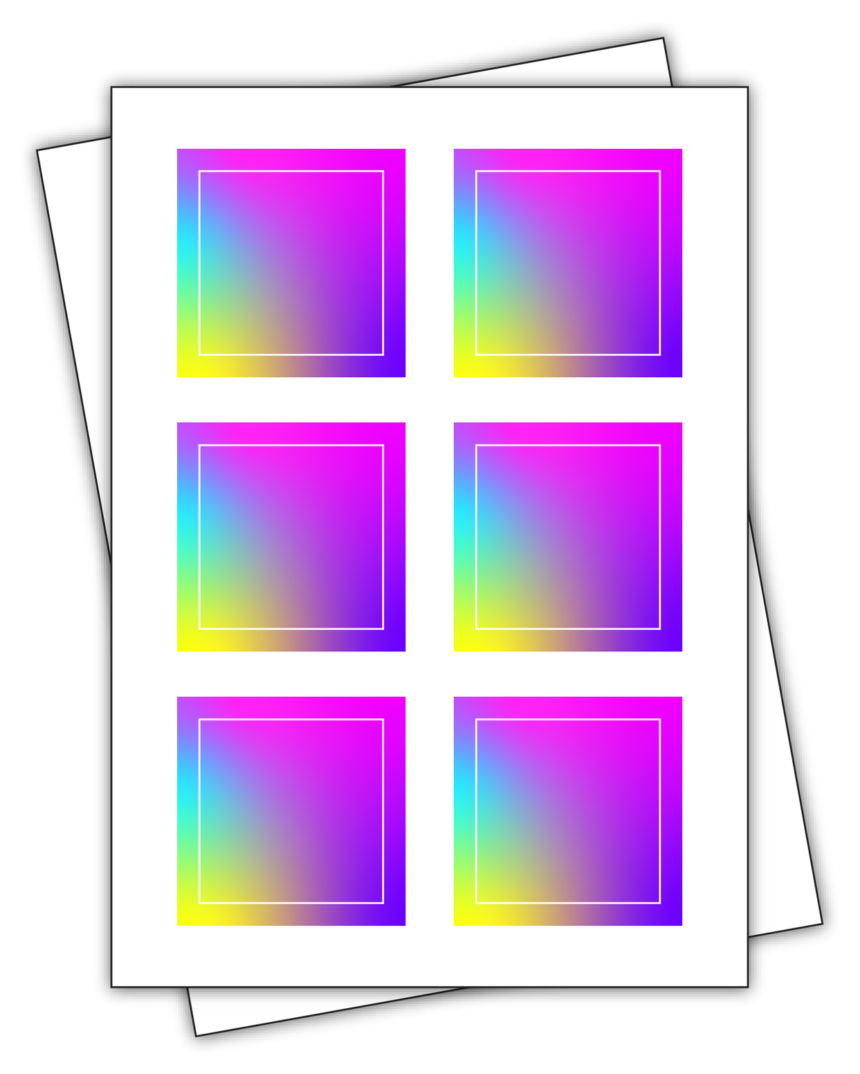 Square Sheet Labels