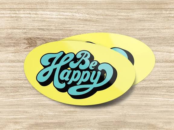 Oval Stickers - Image 1