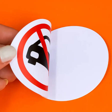 Front Adhesive Stickers - Image 1