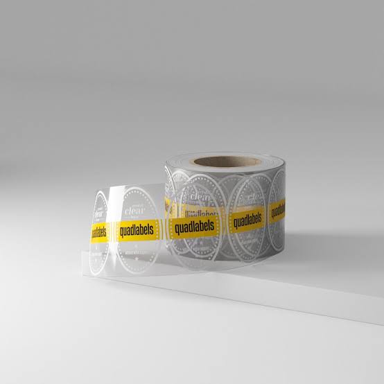 Clear Roll Labels - Image 1